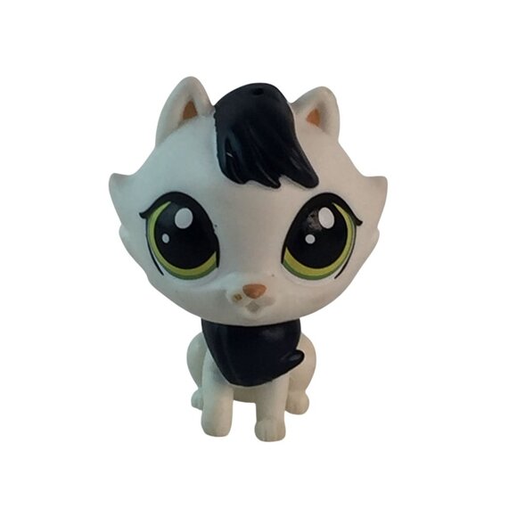 Littlest Pet Shop LPS #319 Glossy Felinsky Cat #320 Inkwell Felinsky Kitten - Picture 2 of 11